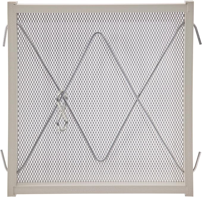 Birds Choice GSHPF100 Tray Feeder, Recycled Hanging Tray Bird Feeder, Small, White