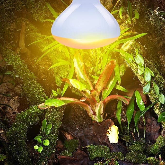 REPTI ZOO Reptile Heat Lamp Bulb 150W,2 Pack Neodymium Basking Spot Light, UVA Daylight Heating Lamp for Amphibian & Chicken Brooder | Simulated Natural Sunlight for Bearded Dragon,Lizard,Tortoise