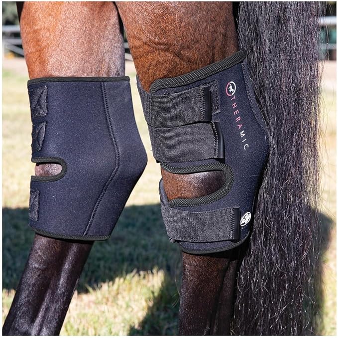 Professional's Choice Theramic Hock Boots | May Help to Increase Blood Circulation, Reduce Inflammation and Ease Pain |Sold in Pairs | Small, Medium, Large