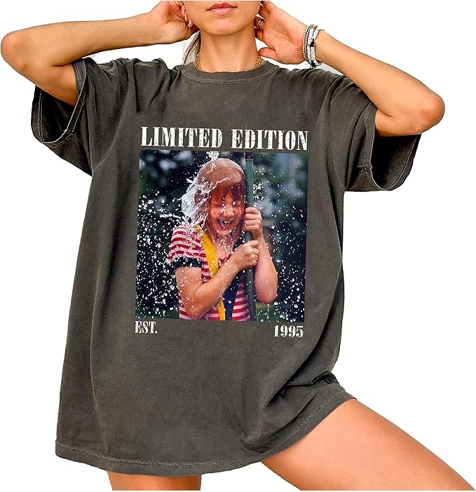 Nazenti Custom Photo Shirt, Personalized Tshirt for Mom, Dad, Grandma, Pet Lovers Gifts, Mama Gift for Women, Christmas Shirt
