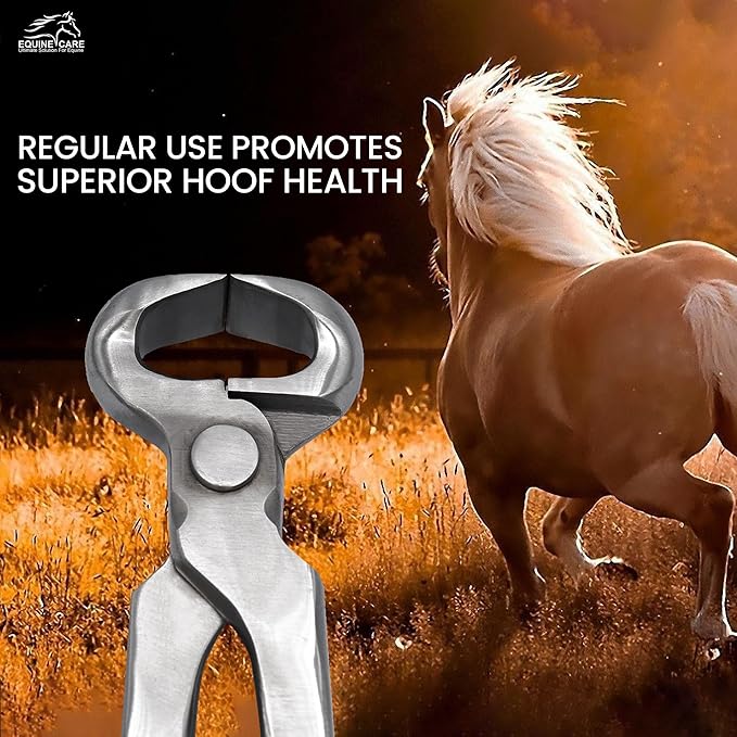 Equine Care 15-Inch Hoof Nippers – Professional Chrome Vanadium Steel Farrier Tool | Heavy-Duty Horse Hoof Trimmer Cutter for Horses & Livestock | Ergonomic, Sharp & Rust-Resistant