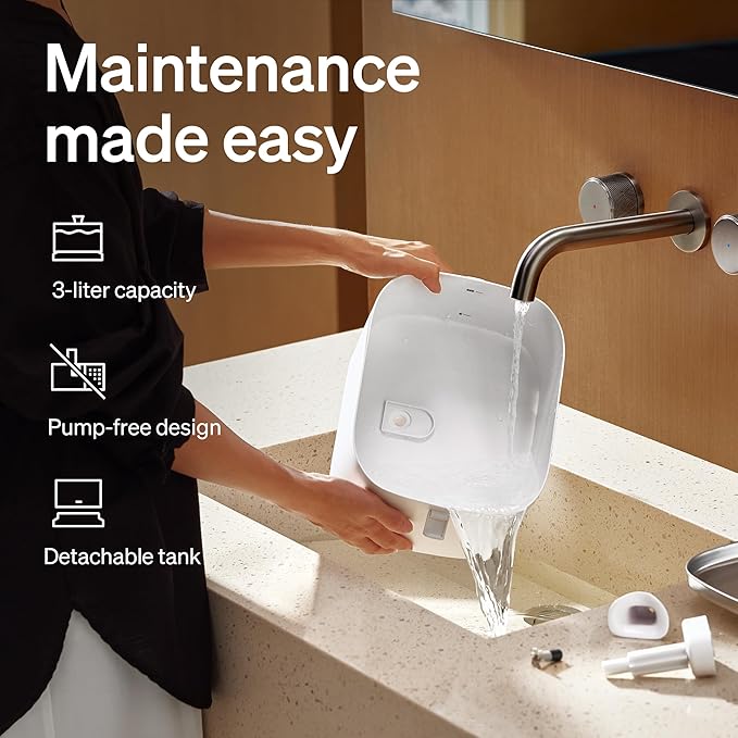 PETLIBRO Upgrade Cat Water Fountain + 4 Packs Genuine Cat Fountain Filter Replacement, Dockstream 2 Smart App Monitoring 5G WiFi Auto Cat Fountain Stainless Steel Tray for Drinking, 3L/101oz