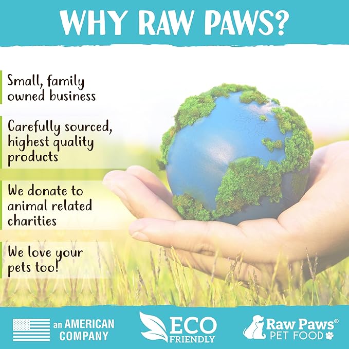 Raw Paws Freeze-Dried Pet Food for Dogs & Cats- Rabbit Recipe, 4-oz - USA Raw Dog Treats for Training - Cat and Dog Treats - 100% Rabbit Meat, No Added Hormones or Antibiotics