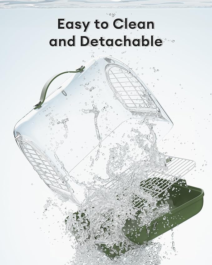 BUCATSTATE Bird Carrier Backpack with Shade Cover, Travel Bird Cage Bag Lightweight, Visible Window for Parrots, Small Cockatiels, Budgie and Other Similar Size Birds