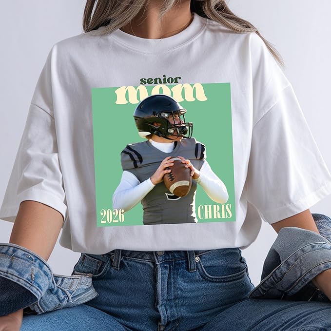Nazenti Custom Photo Shirt, Personalized Tshirt for Mom, Dad, Grandma, Pet Lovers Gifts, Mama Gift for Women, Christmas Shirt