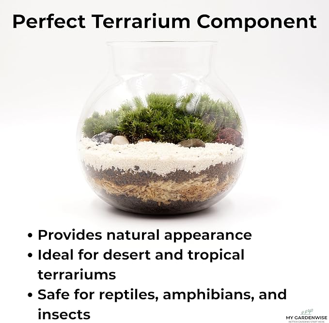 Fine Sand for Plants – Horticultural Sand for Succulents, Cactus, Potting Mixes, Terrariums & Decorative Indoor Gardens, Made in USA (3 quarts - 8.4 lbs)