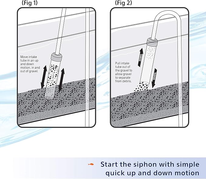 Aqueon Aquarium Siphon Vacuum Gravel Cleaner Medium - 9 Inches (Pack of 12)