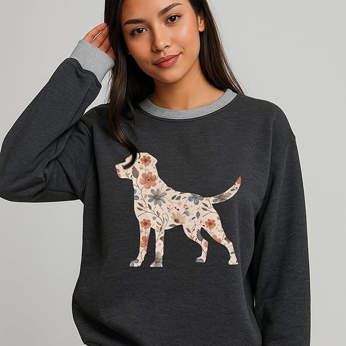 NAZENTI Personalized Dog Sweatshirt, Custom Photo Shirts, Dog Embroidered Shirt for Women, Men, Pet Lovers Gifts, Mom Gift