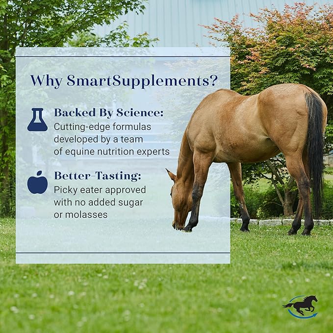 SmartStride Ultra Pellets | Horse Joint Supplement, Horse Pellets with Glucosamine | Supports Joint Range of Motion, Strong Tendons and Ligaments | 112 Servings | 24.7 lb Bucket