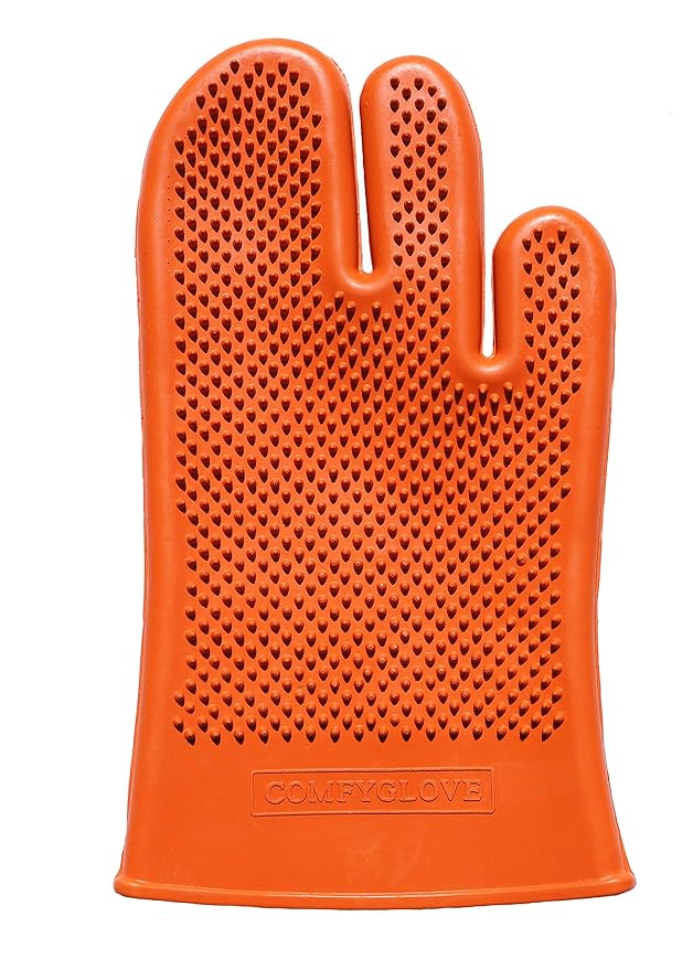 Comfy Pet Grooming & Bathing Glove - Fits Either Hand - Soft Gentle Nubs for Horses, Dogs, Cats & Other Pets - Short & Long Hair - Works Great on Thin and Sensitive Skin