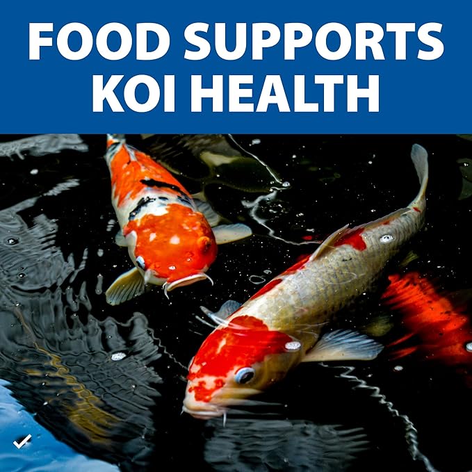 The Pond Guy Growth & Vibrance Fish Food for Show Quality Koi & Goldfish, Premium Protein Floating Pellets for Balanced Nutrition, 40 lbs