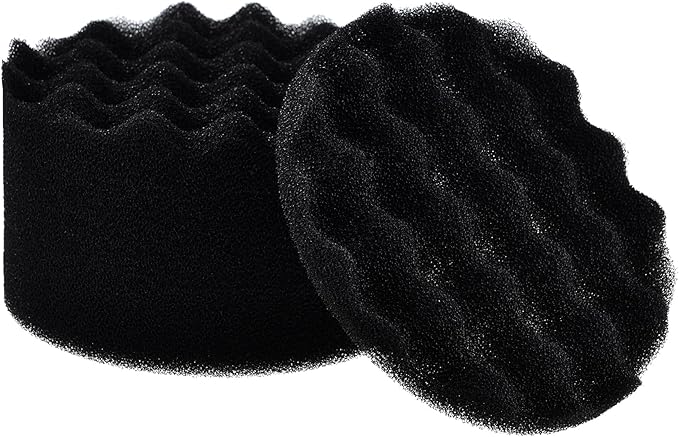 Aquarium Filter Pads Compatible with FX4 / FX5 / FX6 Canister Filter Media Replacement Parts (Sponge, 6 Pcs)