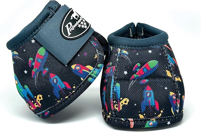 Professional's Choice Ballistic Overreach Bell Boots for Horses | Superb Protection, Durability & Comfort | Quick Wrap Hook & Loop