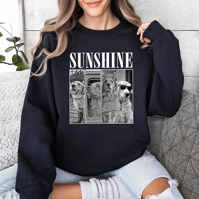 Nazenti Custom Photo Shirt, Personalized Tshirt for Mom, Dad, Grandma, Pet Lovers Gifts, Mama Gift for Women, Christmas Shirt