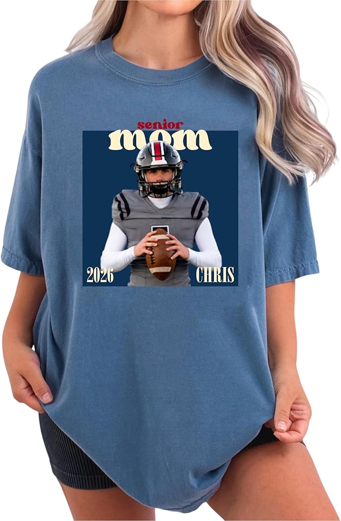 Nazenti Custom Photo Shirt, Personalized Tshirt for Mom, Dad, Grandma, Pet Lovers Gifts, Mama Gift for Women, Christmas Shirt