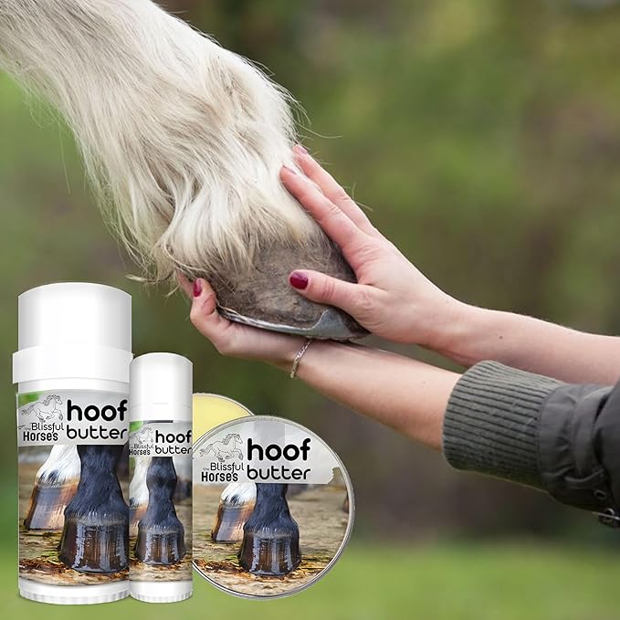 The Blissful Horses Hoof Butter All Natural Support for Your Horse's Hooves, 2-Ounce