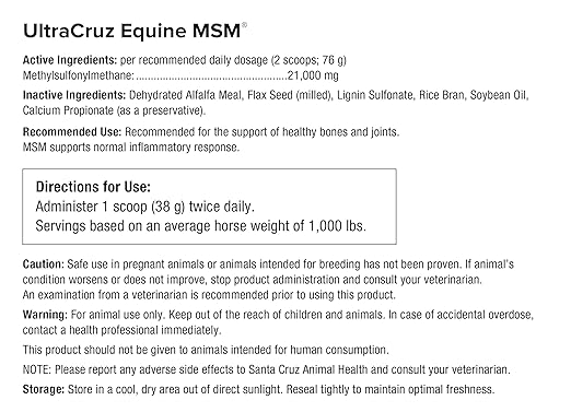 UltraCruz Equine MSM®, 10 lb