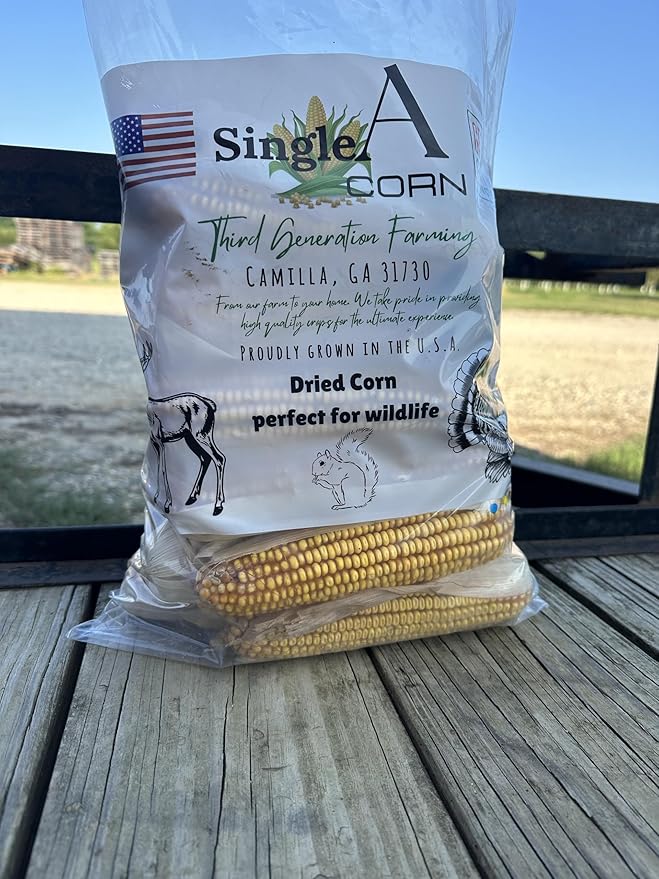 Dried Corn on The Cob, 11 Pounds, Wildlife Squirrel Food, Natural Whole Cobs