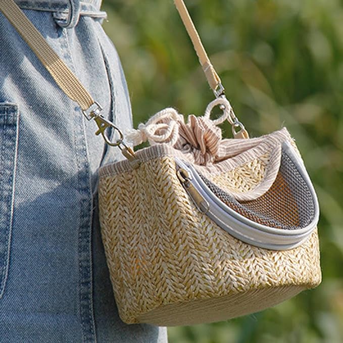 Trendy and Functional Bird Carrying Bag | Breathable Parrot Hiking Carrier with Shoulder Strap | Bird Carrying Bag Ideal for Small Pet Animals