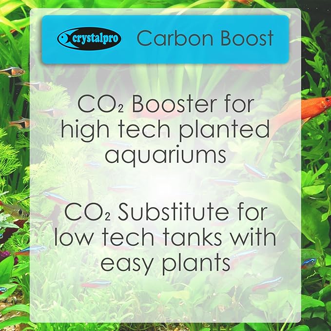 Carbon Boost - Liquid Carbon Source for Aquarium Plants - CO2 Alternative for Faster Growth in Freshwater Tanks - Part of The Flora Nutrition Series - 16.9 fl oz