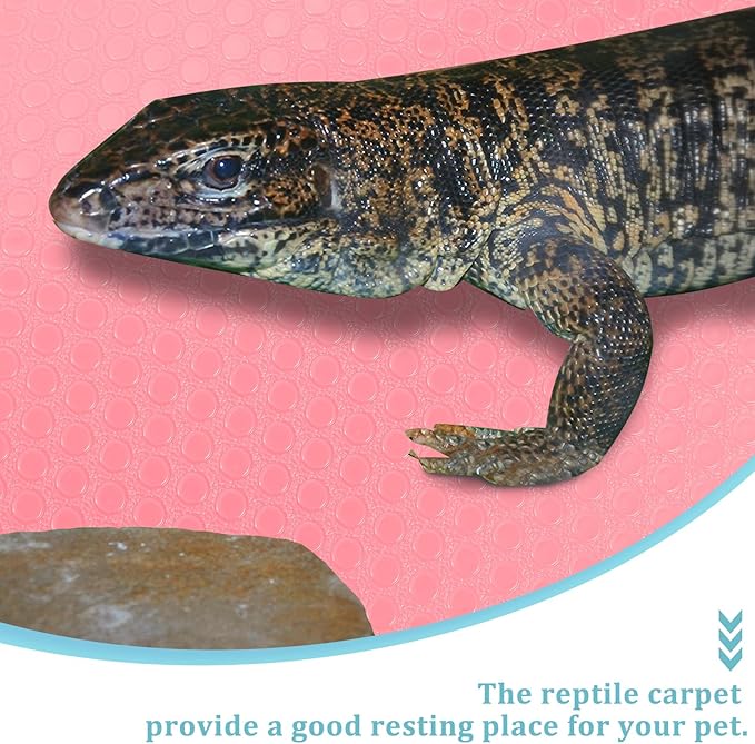 Bearded Dragon Tank Accessories Reptile Carpet EVA Terrarium Liner Bearded Dragon Reptile Substrate Mat Tank Accessories for Leopard Gecko Snake Lizard Tortoise Bearded Dragon Accessories