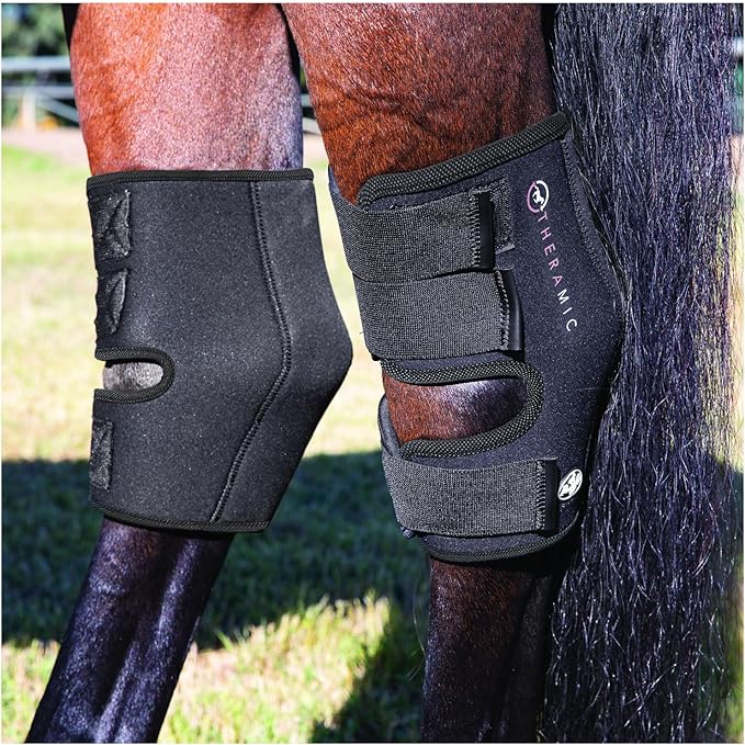 Professional's Choice Theramic Hock Boots | May Help to Increase Blood Circulation, Reduce Inflammation and Ease Pain |Sold in Pairs | Small, Medium, Large