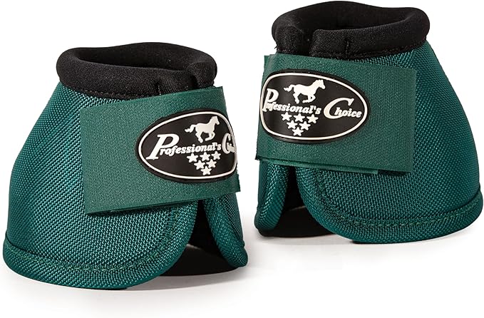 Professional's Choice Ballistic Overreach Bell Boots for Horses | Superb Protection, Durability & Comfort | Quick Wrap Hook & Loop