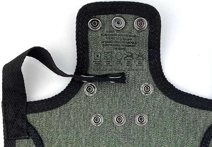 DOWN UNDER OUTDOORS 4 Pack Medium-Large Saddles with Adjustable Straps, Poultry Saver, Protector, Apron, Supplies, Care Products (Green)