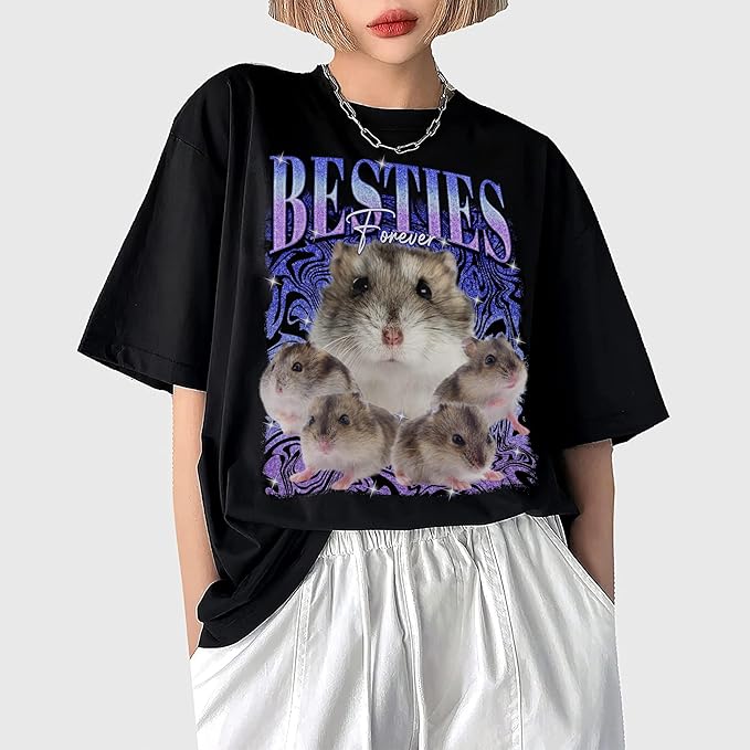 Custom Bootleg Rapper Graphic Tees Shirt – Retro 90s Vintage Style, Personalized Gift for Girlfriend, Birthday, Valentine