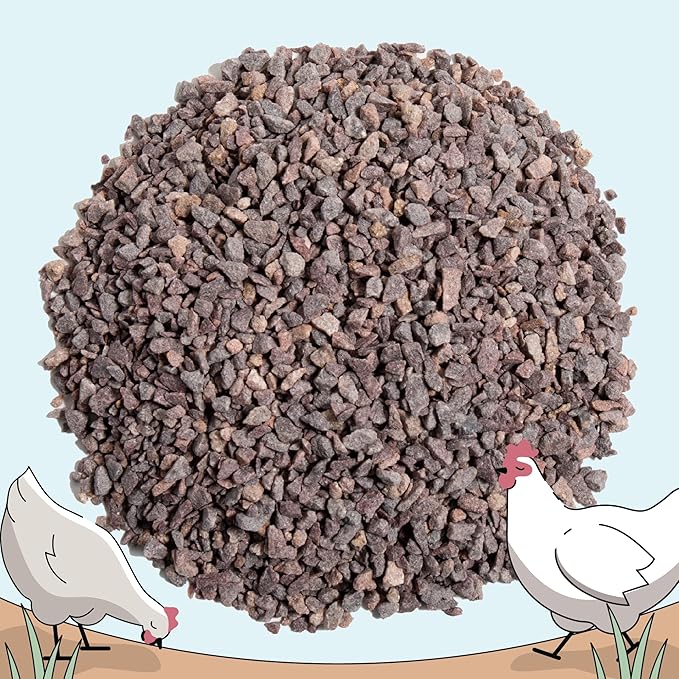Mile Four Chicken Grit for Layer & Grower Chickens Age 8-20+ Weeks - 100% Natural Mineral Chicken Grit Quartzite, Poultry Grit, USA Mined, 50 lbs