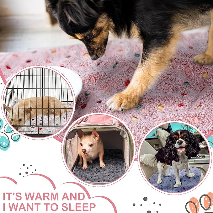 Tudomro 8 Pcs Guinea Pig Blankets Absorbent Washable Animal Fleece Bedding Cage Liners Waterproof Reusable Pet Pee Sleep Mat Pad Cover for Chinchilla Hamster Ferret(Dot,16 x 24 Inch)