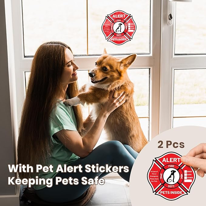 Never Rust Plastic Dog Door, Doggy Doggie Door, Cat Door for Easy Install in Interior and Exterior Doors or Wall, Double Magnetic Flaps, Closing Panel, Pet Door for Pets Up to 45lb (Medium)