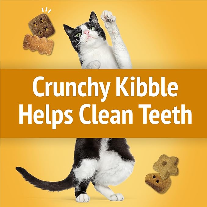 Purina Friskies Cat Treats, Party Mix Cheezy Craze Crunch - (Pack of 6) 6 oz. Pouches