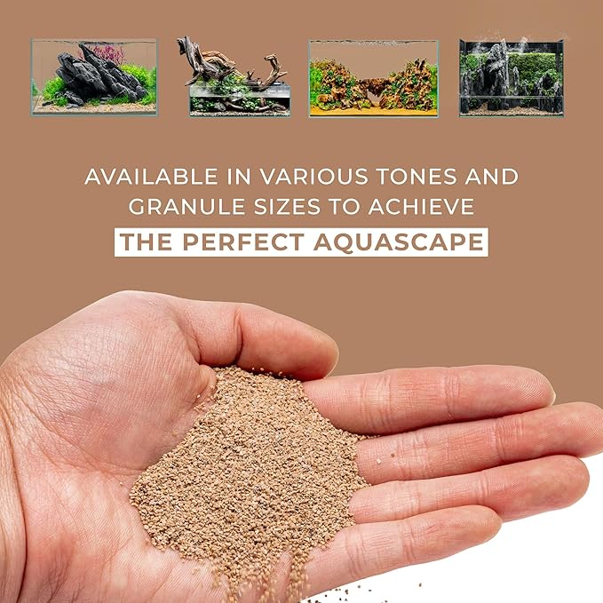 UNS Controsand - Mojave, 8L - Natural Freshwater 0.4-0.9mm Warm Sand for Aquascaping Planted Tanks - Aquarium, Terrarium, Paludarium Substrate for Betta, Shrimp, Fish, Jumping Spider, Turtle