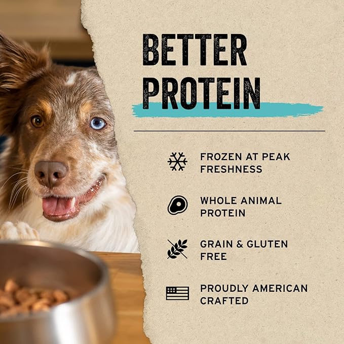 Vital Essentials Freeze Dried Raw Protein Mix-in Dog Food Topper, Duck Mini Nibs Topper for Dogs, 18 oz