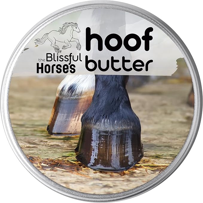The Blissful Horses Hoof Butter All Natural Support for Your Horse's Hooves, 16-Ounce