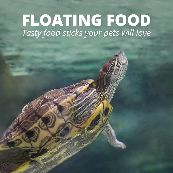 Tetra ReptoMin Pro Sticks Adult Turtle Formula Daily Diet for Aquatic Turtles, 2.54 Pounds