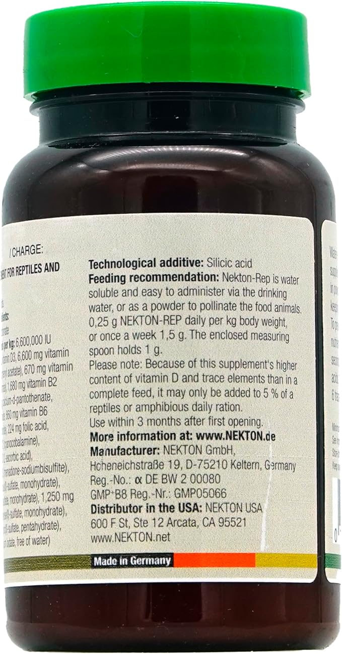 Nekton-Rep Vitamin Mineral Supplement for Reptiles and amphibians, 75gm