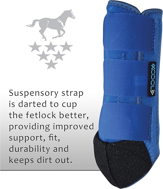 Professional's Choice 2XCOOL Sports Medicine Horse Boots | Protective & Breathable Design for Ultimate Comfort, Durability & Cooling in Active Horses | 2 Pack