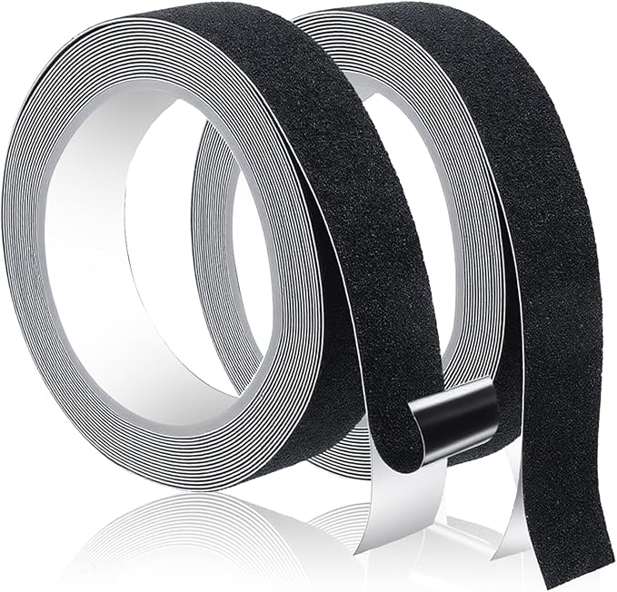 Anti Slip Traction Tape for Small Pet Exercise, 2 Pack 16.4 ft Sandy Trimmer Strip Wheel Hamster Running Glider Exercise Wheel Flying Saucer Exercises Wheeles for Dog Squirrel Chinchilla Guinea Pig