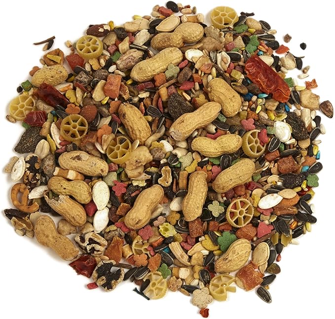 Tropical Carnival Small Hookbill Food – Gourmet Blend with Fruits, Nuts & Seeds, 10 Pounds, Omega 3 & Natural Preservatives, Supports Digestion