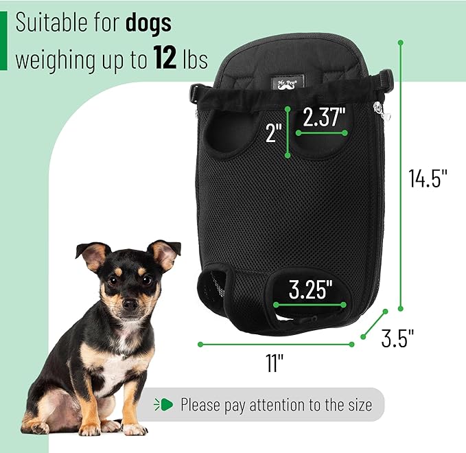 Mr. Pen- Pet Carrier Backpack, Weighing Up to 12 lbs, Adjustable Dog Carrier Backpacks