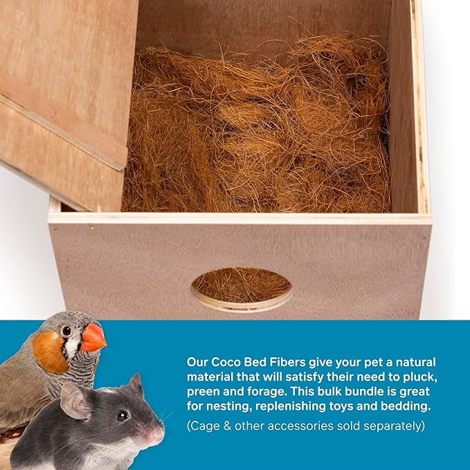 Prevue Pet Products Small Animal Coco Bed Fibers - 2.5 lbs
