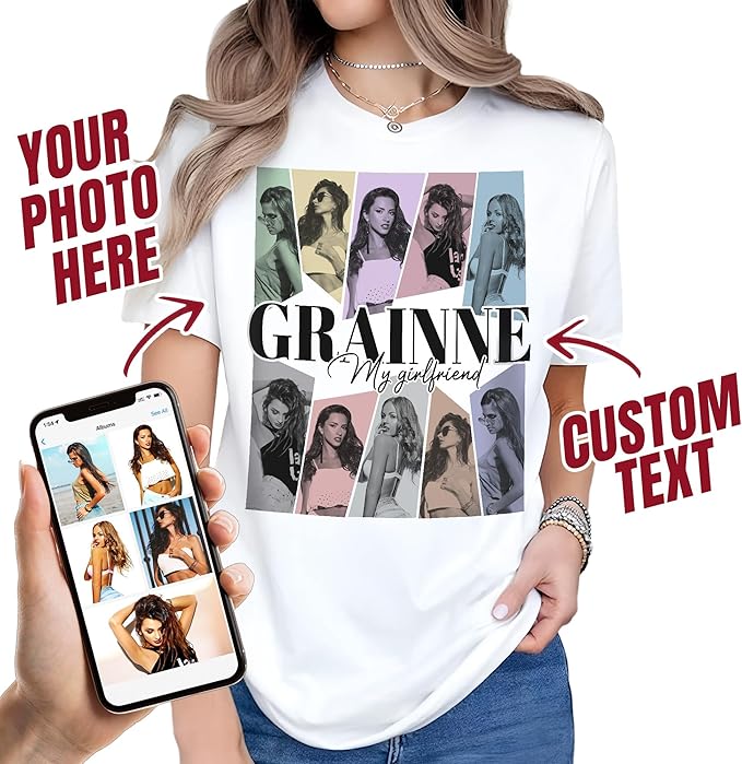 Custom Bootleg Rapper Graphic Tees Shirt – Retro 90s Vintage Style, Personalized Gift for Girlfriend, Birthday, Valentine
