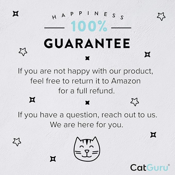 CatGuru Cat Food Bowl, Ceramic Bowls for Indoor Cats, No Spill Cat Feeding Bowl, Whisker Stress Free Kitten Bowls, Non Skin Pet Bowls for Food and Water (Torus - Set of Two, White)