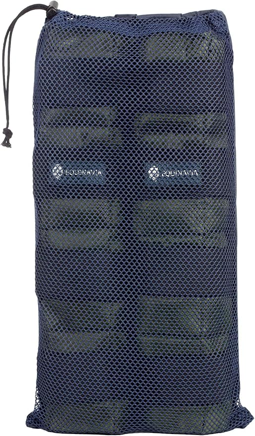 Equinavia Cool Relief Therapy Ice Boots Leg Wraps Pair for Horses, Gel Pack with Adjustable Straps | 16.5" x 15.5" with Storage Bag - Green - Pair - One Size