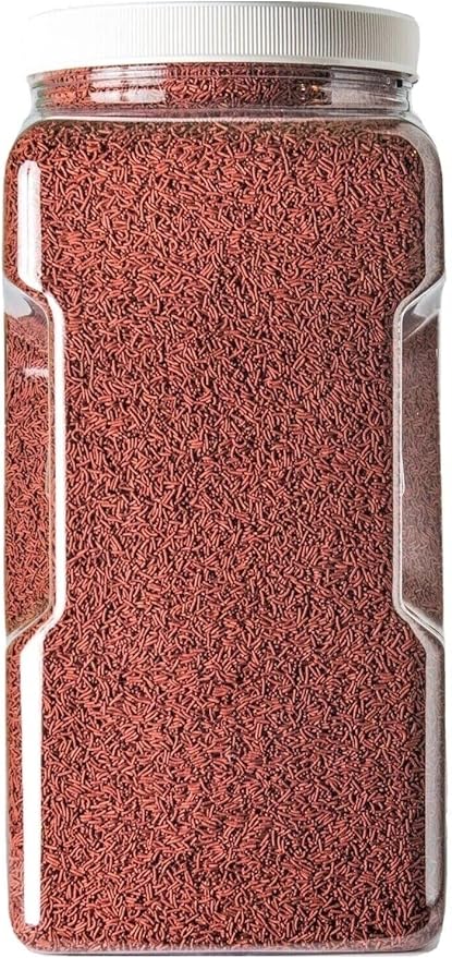 Aquatic Foods Inc. Worm Like Intense Color Enhancing Sinking Micro Sticks for Discus, Cichlids, Koi and Pond Fish, All Tropical Fish…8oz Small Jar