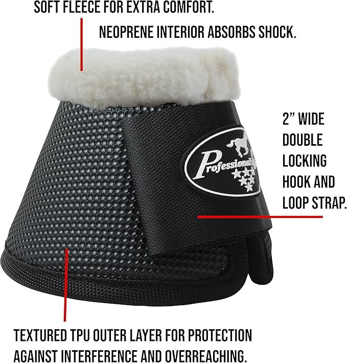 Professional's Choice All-Purpose Bell Boots for Horses | Sold in Pairs