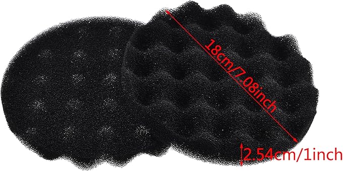 Aquarium Filter Pads Compatible with FX4 / FX5 / FX6 Canister Filter Media Replacement Parts (Sponge, 24 Pcs)