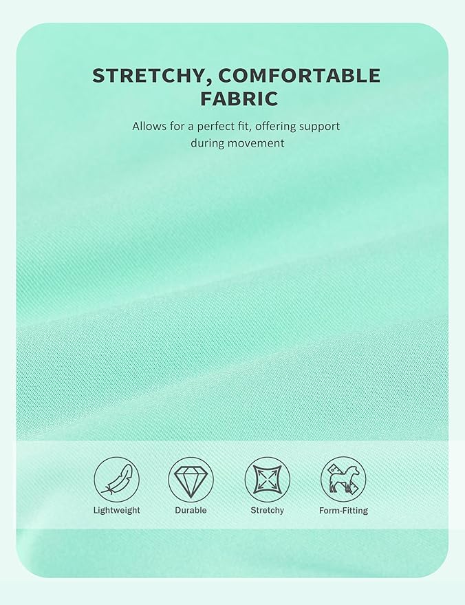 Harrison Howard Horse Shoulder Guard Thick Stretchy with Inner Soft Fleece Lining Adding Comfort Prevents Chafing Summer Mint M